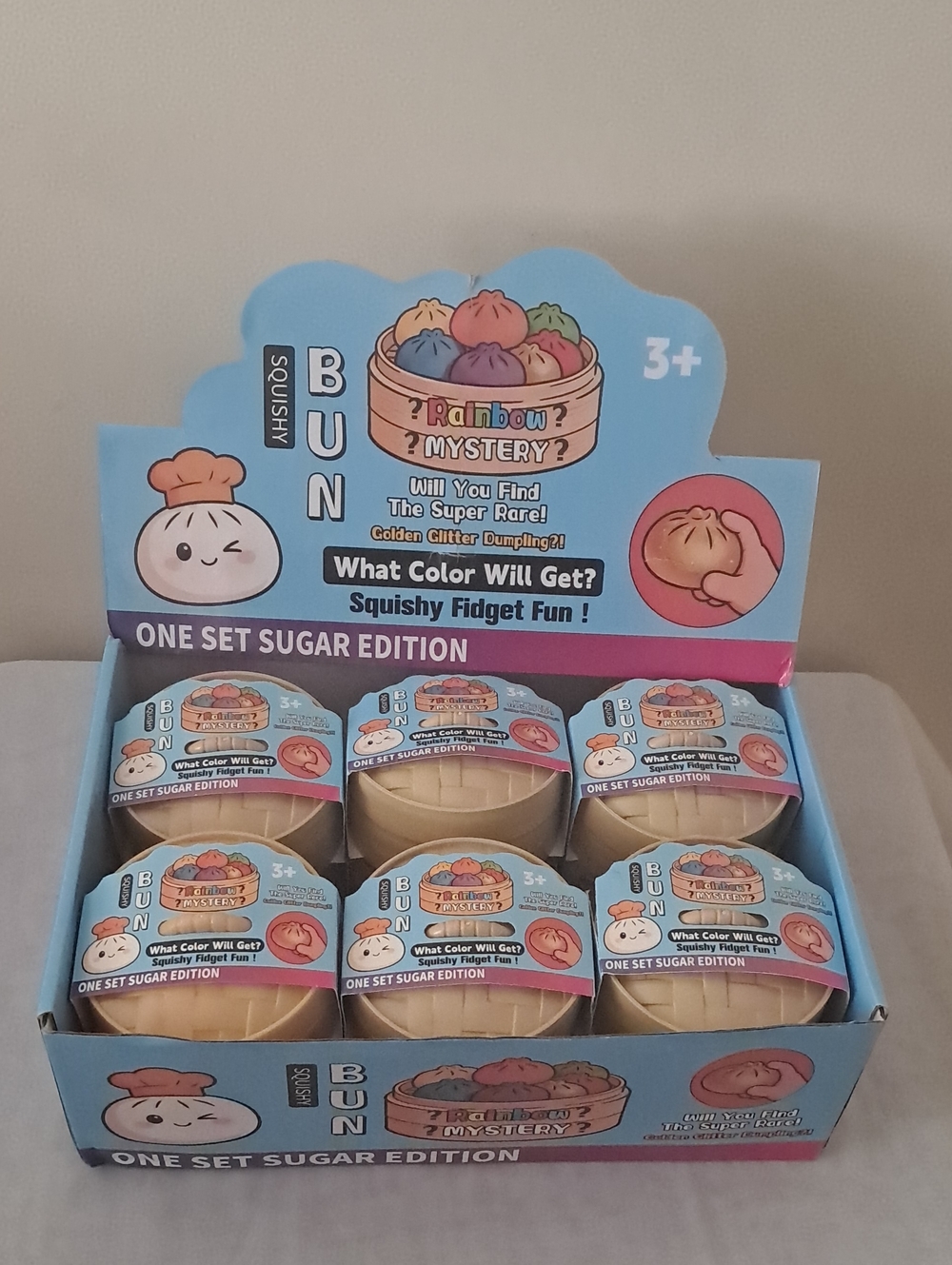 Squishy Bun Mystery Sugar Edition - Light Blue Packaging